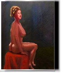 Seated nude